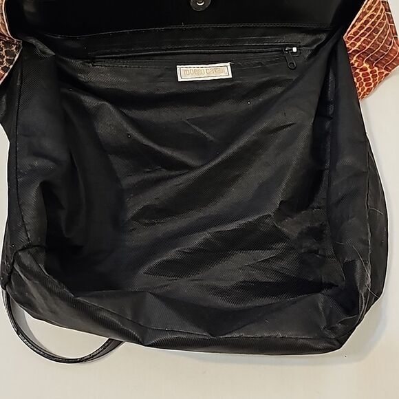 Roberto cavalli canvas shoulder bag. - Picture 8 of 14